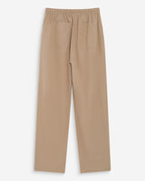 Pantalon droit en coton sable Rhode