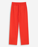 Pantalon droit en coton sanguine Rhode