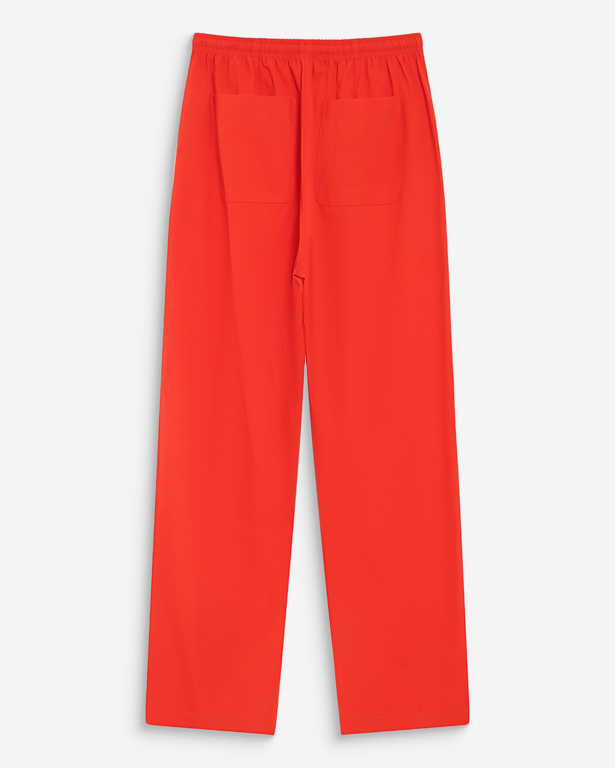 Pantalon droit en coton sanguine Rhode