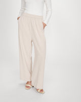Pantalon fluide ecru Noblesse