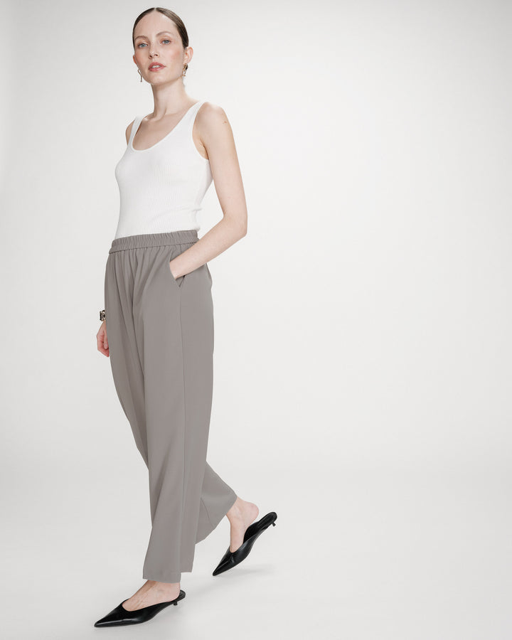 Pantalón fluido kaki Noblesse