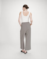 Pantalon fluide kaki Noblesse