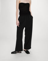 Pantalon fluide noir Noblesse