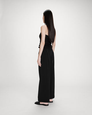 Pantalón fluido noir Noblesse