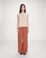 Pantalon fluide terracotta Noblesse