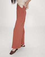 Pantalon fluide terracotta Noblesse