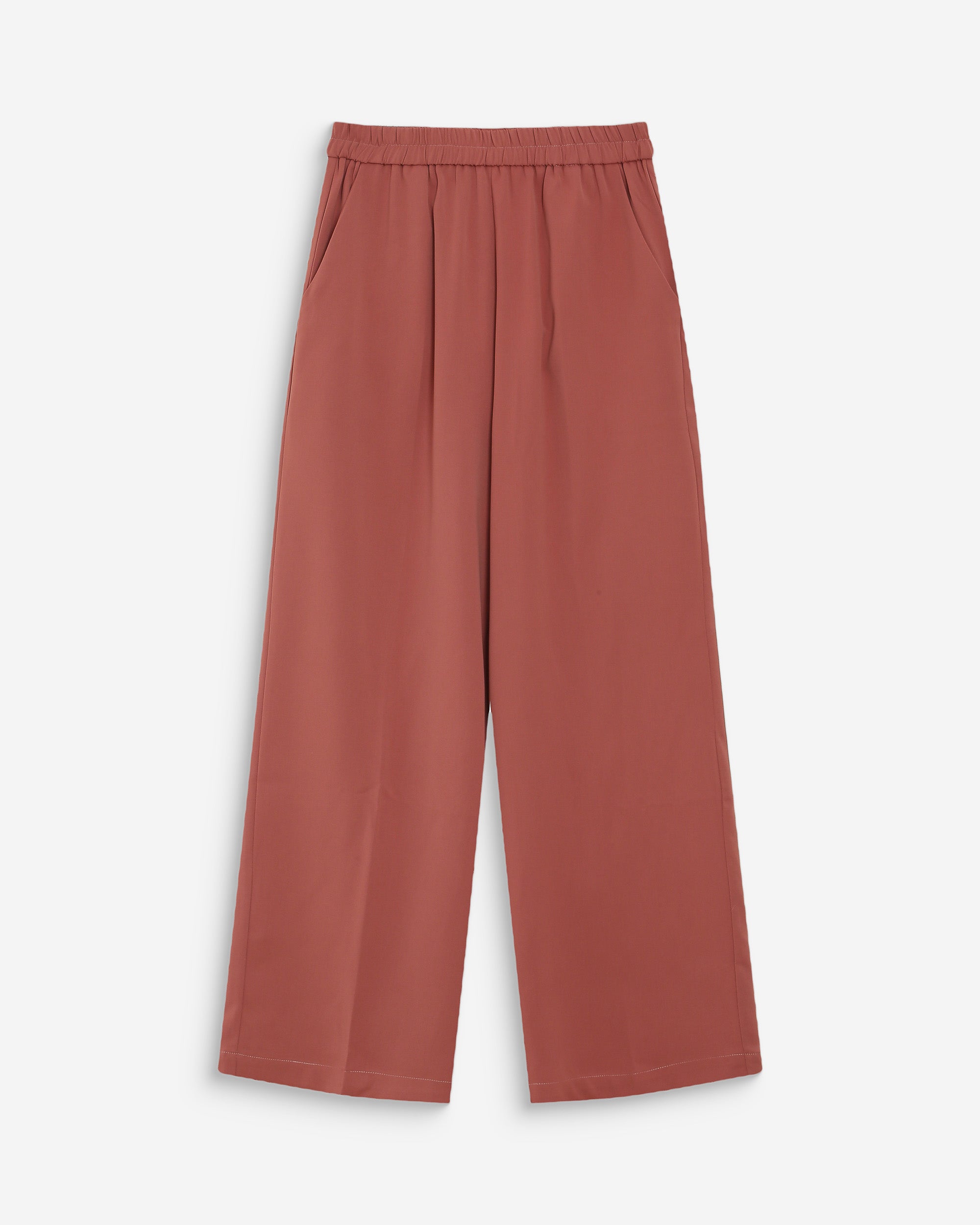 Pantalon fluide terracotta Noblesse