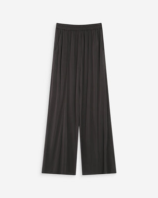 Pantalon en modal jambe large marine Pax