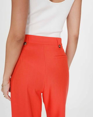 Pantalon tailleur sanguine Pierre