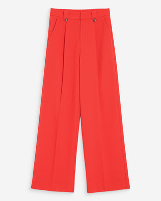 Pantalon tailleur sanguine Pierre