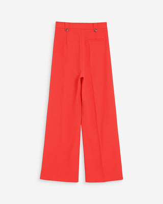 Pantalon tailleur sanguine Pierre