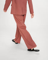 Pantalon tailleur terracotta Pierre