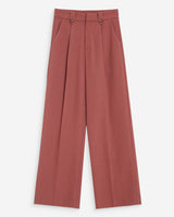 Pantalon tailleur terracotta Pierre