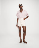 Short en denim ecru Verne