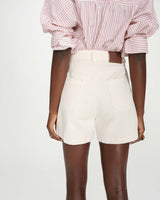 Short en denim ecru Verne