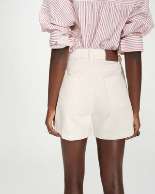 Short en denim ecru Verne