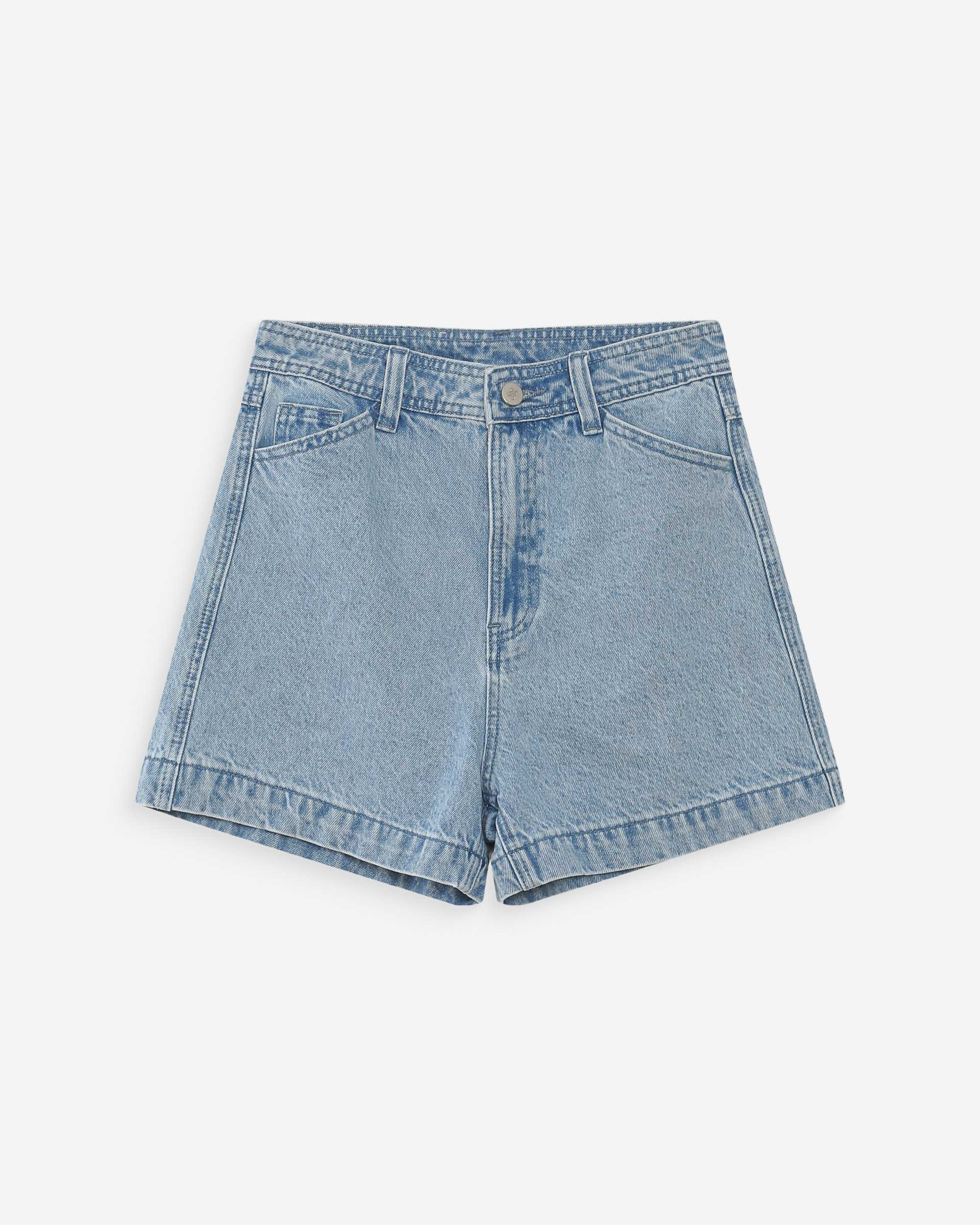 Short en denim skyblue Verne