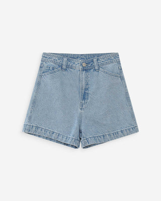 Short en denim skyblue Verne