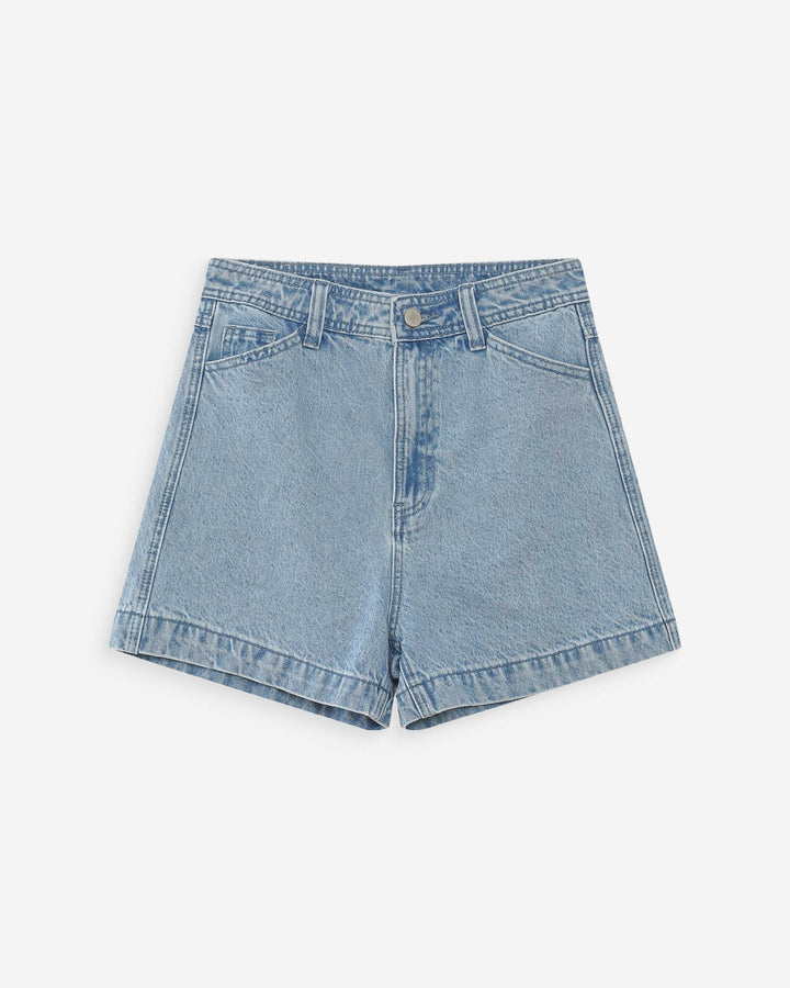 Short en denim skyblue Verne