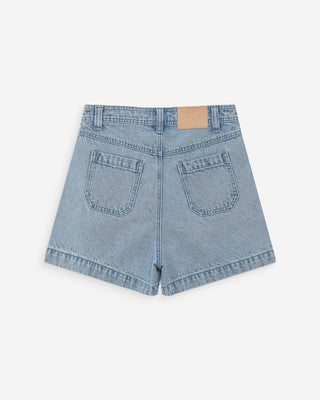 Short en denim skyblue Verne