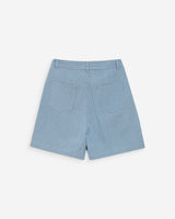 Short rayé en denim stripedblue Vars