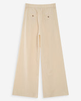 Pantalon tailleur en lin vanille Very