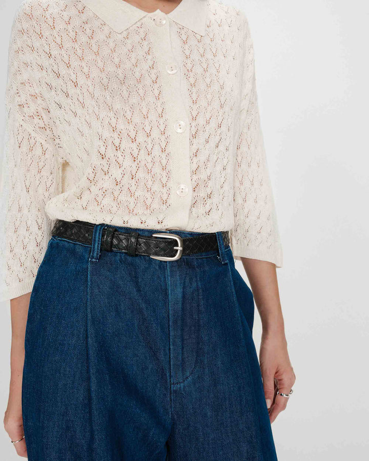 Pantalon denim large mediumblue Vienne