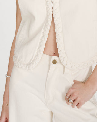 Jean large ecru Jaden