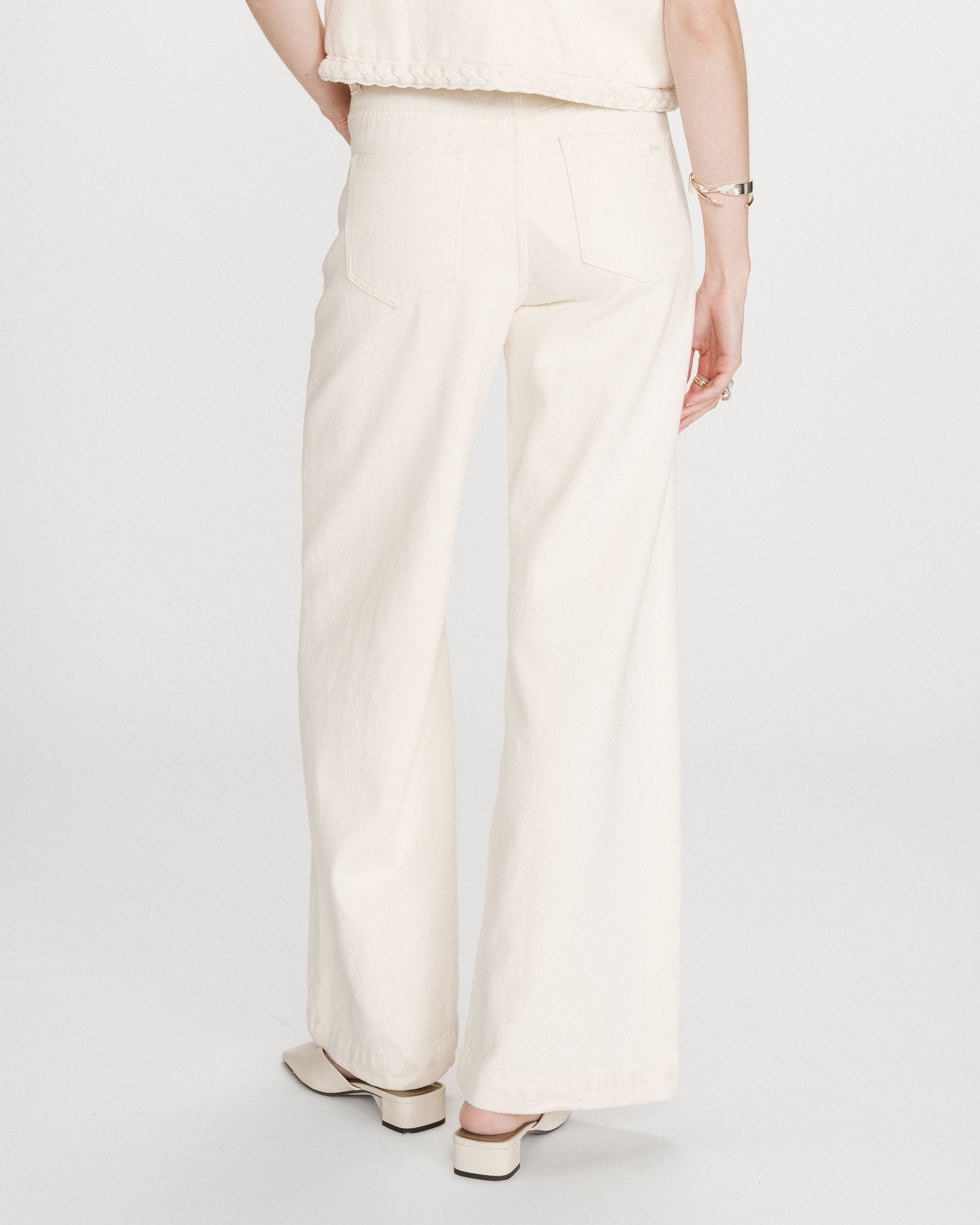 Jean large ecru Jaden