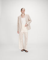 Pantalon en dentelle ecru Vincent