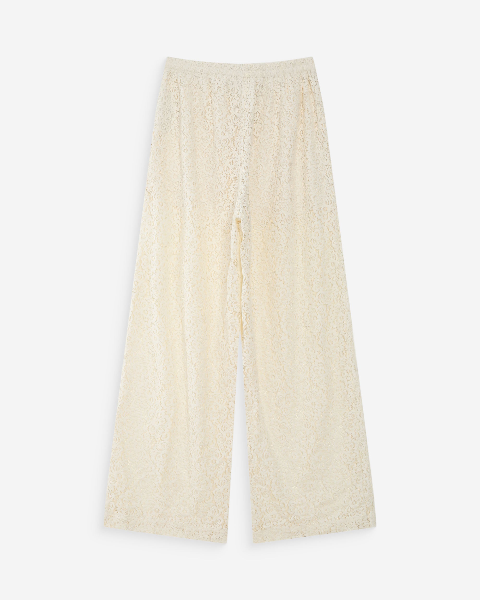 Pantalon en dentelle ecru Vincent