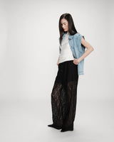 Pantalón de encaje noir Vincent