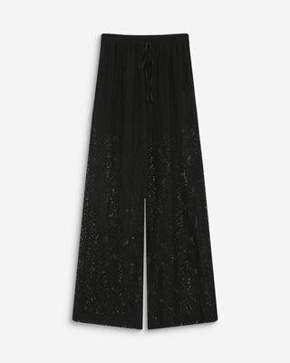 Pantalon en dentelle noir Vincent