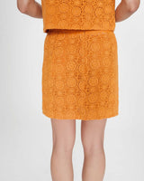 Jupe courte en crochet or Victoria