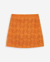Jupe courte en crochet or Victoria