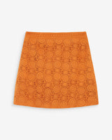 Falda corta de crochet or Victoria