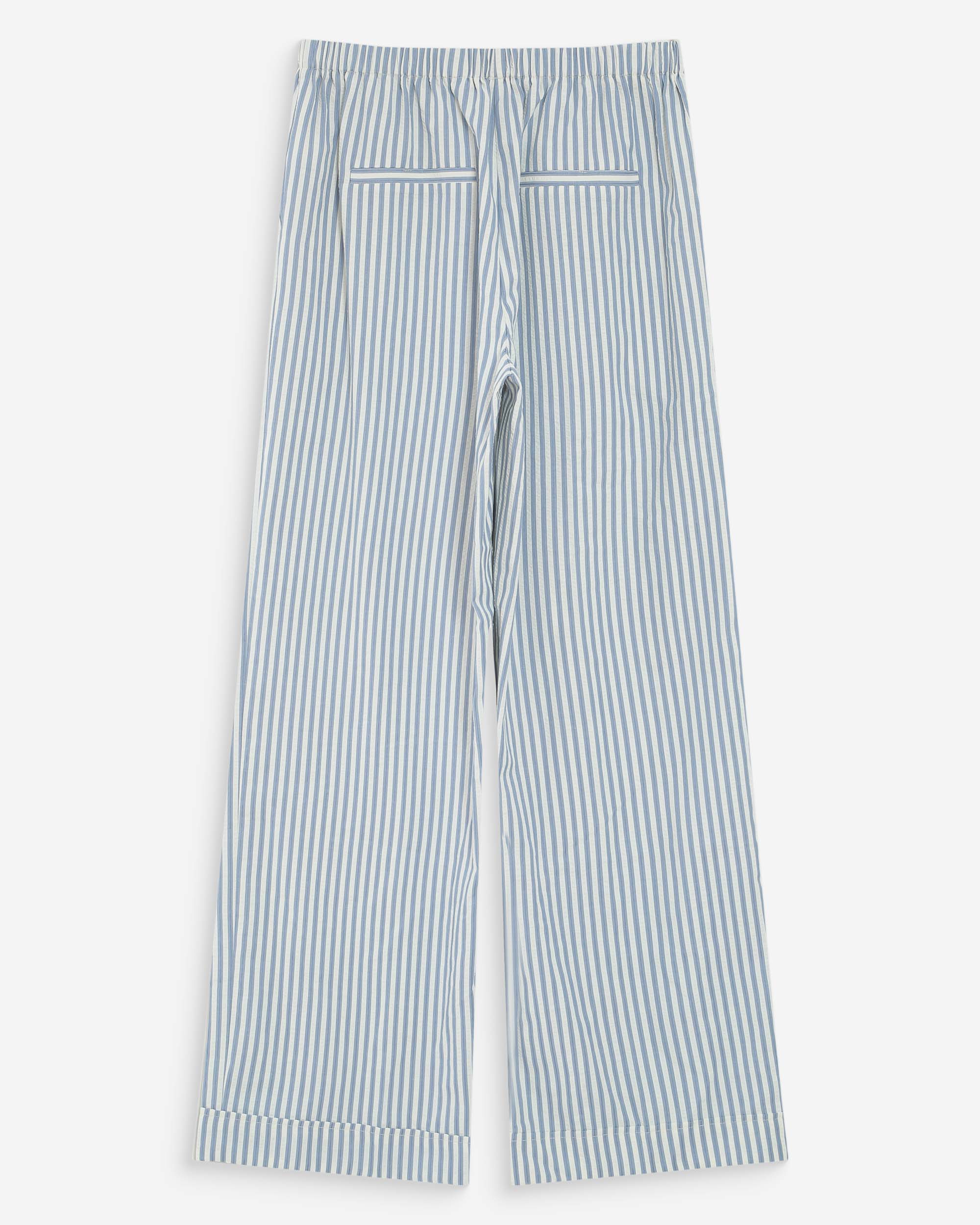 Pantalon à rayures bleuet Volute