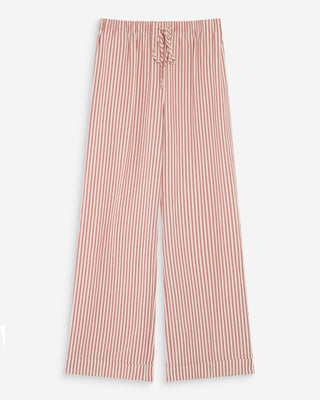 Pantalon à rayures corail Volute
