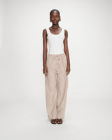 Pantalon à rayures mocha Volute