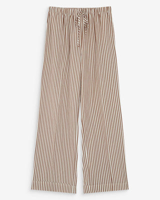 Pantalon à rayures mocha Volute