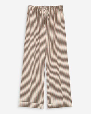 Pantalon à rayures mocha Volute