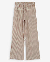 Pantalon à rayures mocha Volute