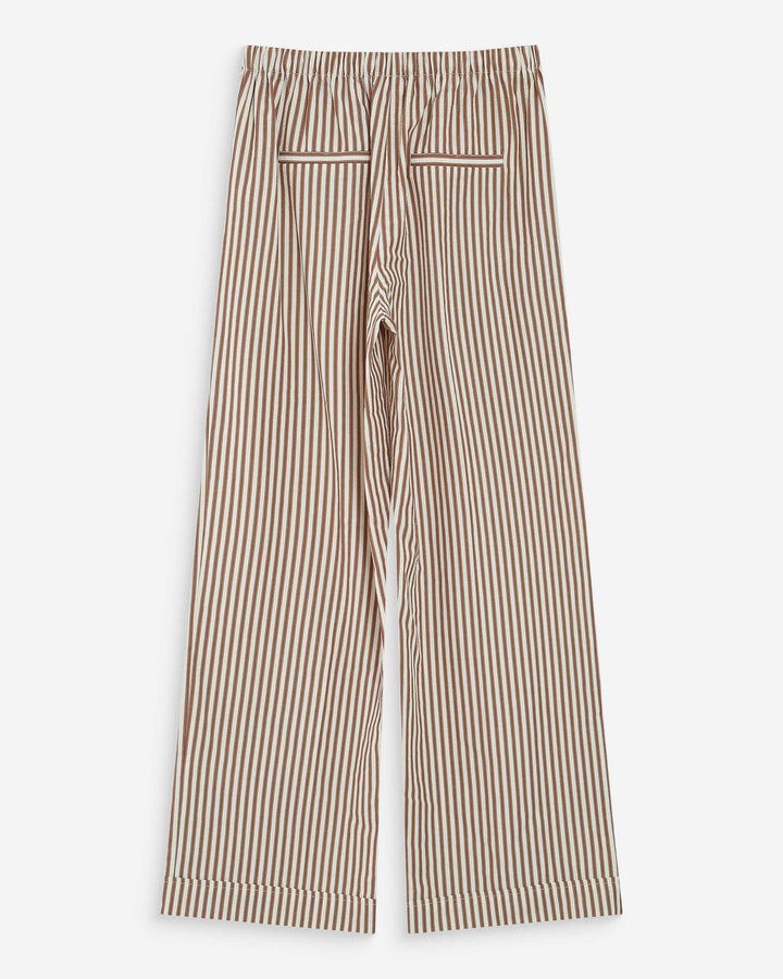 Pantalon à rayures mocha Volute