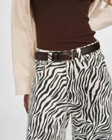 Jean loose imprimé zebre Socca