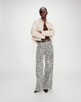 Jean loose imprimé zebre Socca