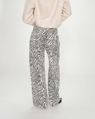 Jean loose imprimé zebre Socca