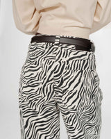 Jean loose imprimé zebre Socca