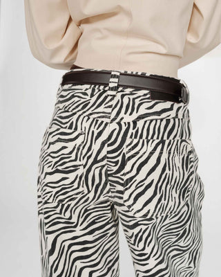 Jean loose imprimé zebre Socca