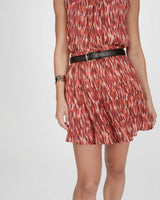 Jupe courte imprimée sanguine Valse