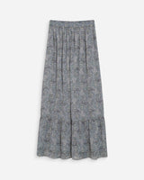 Falda larga evasada estampada bohemia ciel Voga